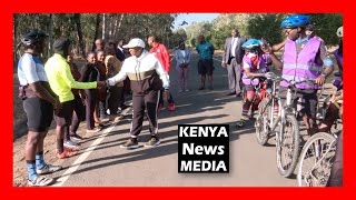 First Lady Rachel Ruto presides over the Mama Cycling IWD Ride