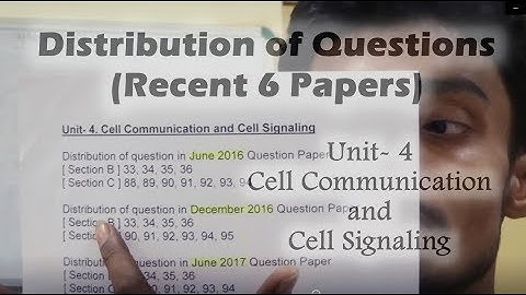 Unit-4 in CSIR NET JRF Life Science Exam: Recent 6 Paper (June 2016 to December 2018) Analysis
