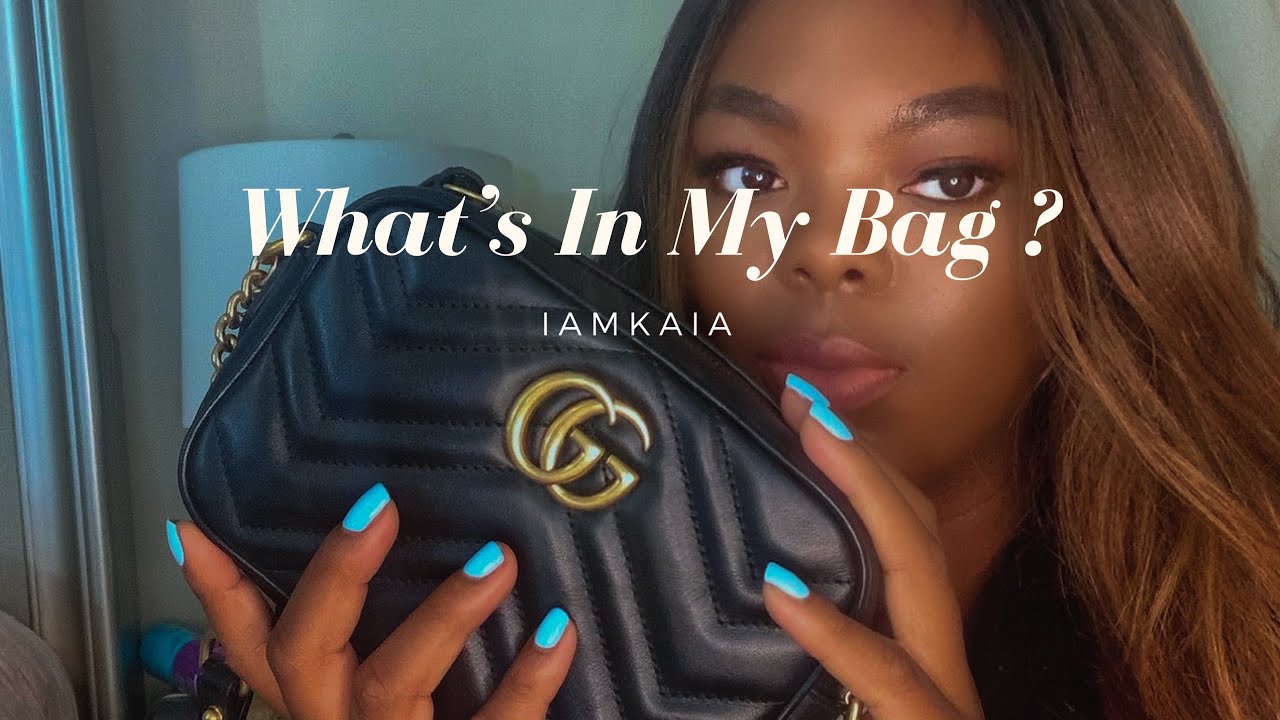 What's In My Bag? 👜 Gucci Marmont Mini 