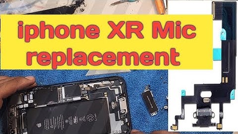 how to fix iPhone XR Mic   (charging port) Solution | 2022