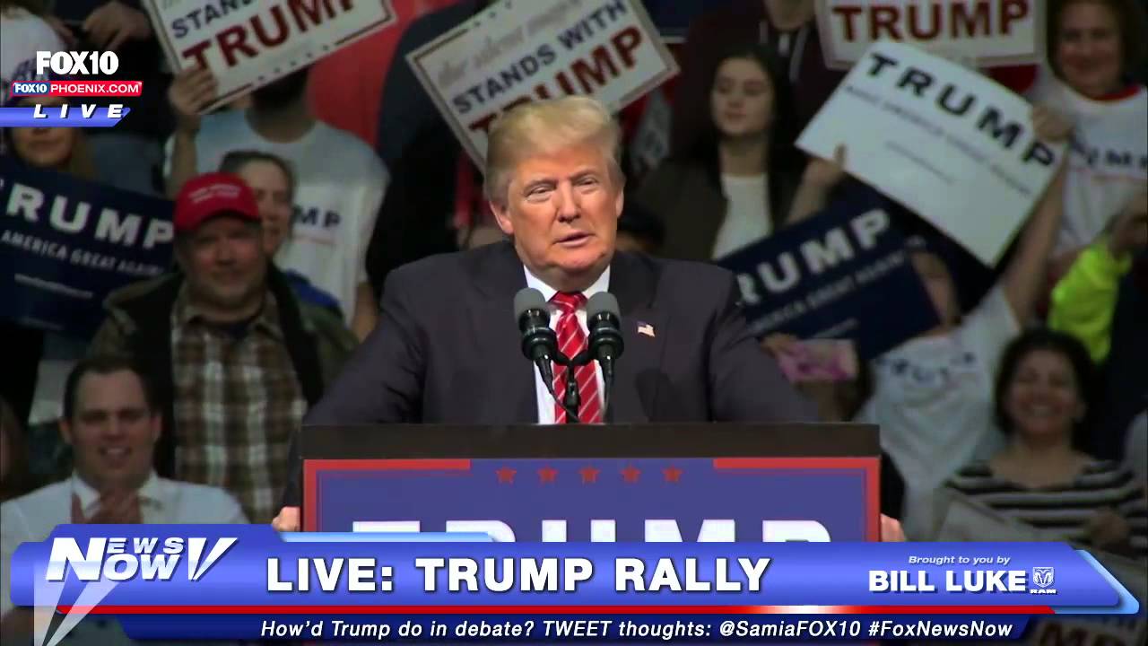Full Donald Trump Rally In Warren Michigan Morning After Gop Debate Fnn Youtube