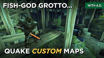 Quake Maps - Fish-God Grotto Outpost