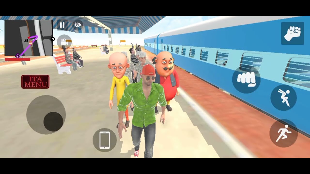 😍 franklin motu Patlu ko sath lekar jane aaya🤩|indian theft auto gaming video|