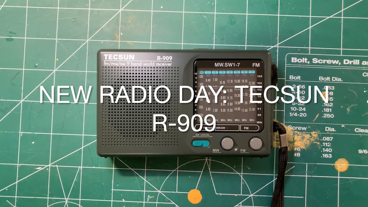 TECSUN R-909 AM FM Portable Radio De Poche Toutes Bandes Radio
