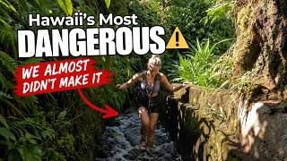 We Found Hawaii's Secret Waterslide... This Hike Was INSANE