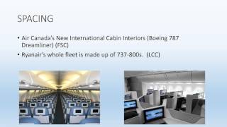 FEATURES OF LCC vs FSC