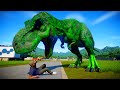 1 HOUR DINOSAURS BATTLEGROUND OF TYRANNOSAURUS REX, SPINOSAURUS &amp; I - REX and MORE - Jurassic World