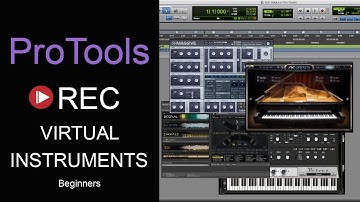 ProTools How To Record Virtual Instruments Tutorial | Set Tempo | Create Metronome | MIDI to Audio |