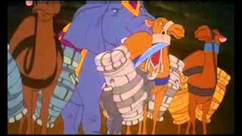 Aladdin Pan part 6 -  Captain Jafar attacks Aladdin and the Darlings childrens