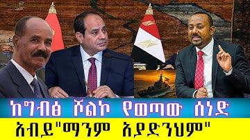 የኢሳያስ እና የአልሲሲ ድብቅ ሰነድ በኢትዮጲያ ላይ በቪዲወ እጃችን ገባ/the secret behind Isaias and al-Sisi egypt 🇪🇹🇪🇷🇪🇬