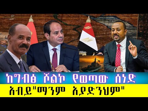 የኢሳያስ እና የአልሲሲ ድብቅ ሰነድ በኢትዮጲያ ላይ በቪዲወ እጃችን ገባ The Secret Behind Isaias And Al Sisi Egypt