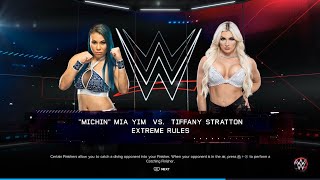 Mia Yim Vs Tiffany Stratton (Japan Hall Arena) WWE 2K23 wwe2k23