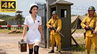 美女護士潛伏敵營，關鍵時刻爆發，千人部隊瞬間覆滅！【2026最新抗日神劇】⚔️ Kungfu丨Action丨功夫丨抗日丨動作丨Chinesedrama丨中國電視劇丨中国功夫丨枪战丨Tai  Chi screenshot 2