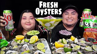 Fresh RAW Oysters & Scallop Aguachile Verde | SURPRISE GUEST