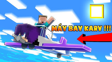 NOOB TROLL BIẾN ANH KARY THÀNH MÁY BAY TRONG MINECRAFT (Huy Noob Minecraft)