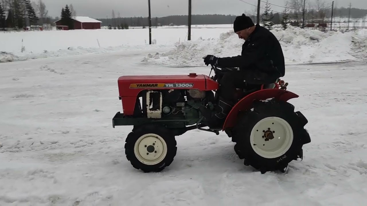 Yanmar YM1300 4WD traktori. - YouTube
