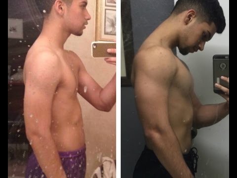 Ectomorph Body Transformation! lb gain! ( year &  months,  years old)