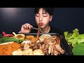 곱창 먹방! 소곱창 대창 파김치볶음밥 까지 푸짐하게 볶아먹기 BEEF TRIPE(Gopchang) & FRIED RICE Eating Sounds MUKBANG