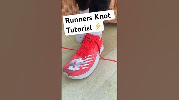 How to Tie the Runners Knot  #running