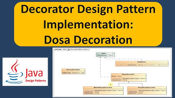 Decorator Design Pattern Implementation: Dosa Decoration