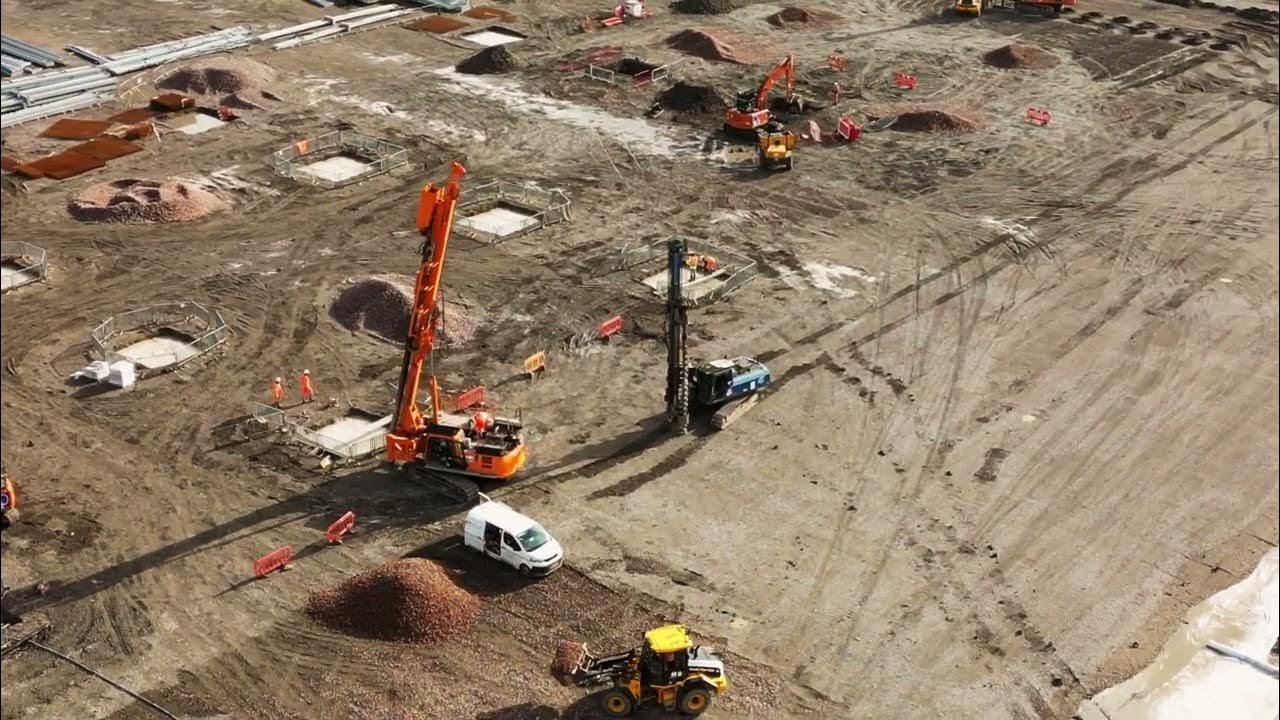 Mulberry Logistics Park Swadlincote Aerial Footage November 2022 YouTube