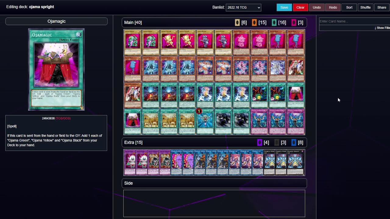 yugioh legacy of the duelist ojama deck Complete Custom for Yu-Gi-Oh! GX Circuit Break Card type YuGiOh Deck Profile: Ojama Spright,