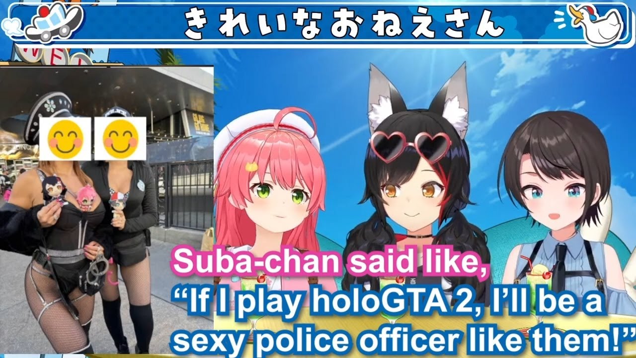 Compilation of Ookami Mio, Oozora Subaru & Sakura Miko go to Las Vegas【Eng Sub / hololive】