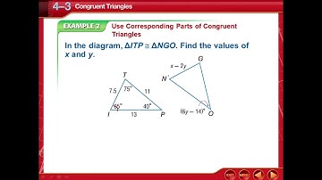 4-3 Congruent Triangles