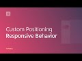 How to Use Custom Positioning Units For Best Mobile Responsive Behavior