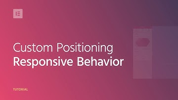 How to Use Custom Positioning Units For Best Mobile Responsive Behavior