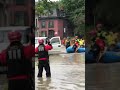 Swift water rescue teams evacuate residents in downtown Montpelier #vermont #flood