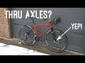 Thru axles on a 90s bike  converting the frame for thru axles