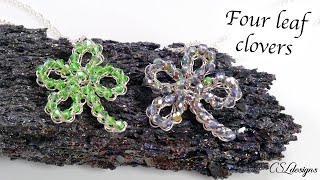 Four leaf clover wire crochet tutorial