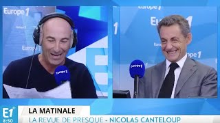 Sarkozy : "J'aime bien faire des parties de jujoku... c'est moi qui court plus vite" (Canteloup)