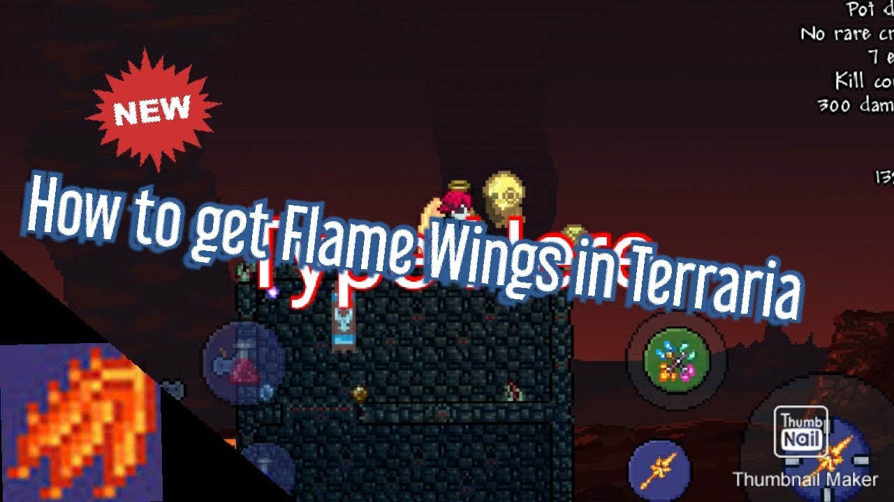 How to get Flame Wings in Terraria YouTube