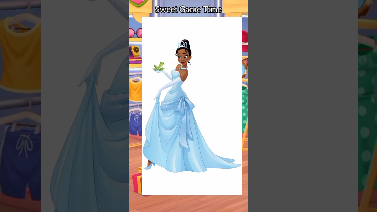 disney princess tiana dress up games Disney Princess Tiana Makeover 💙 My Talking Angela 2 #cosplay