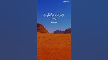 أَلَا بِذِكْرِ اللَّهِ تَطْمَئِنُّ الْقُلُوبُ– سورة الرعد، الآية 28