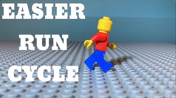LEGO run cycle (12 FPS)