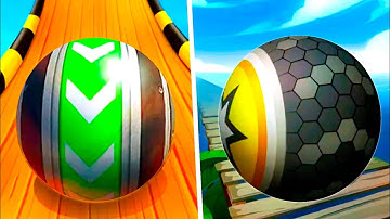 Sky Rolling Ball 3d Vs Rollance Adventure - All Level Gameplay Android,iOS - BIG NEW APK UPDATE