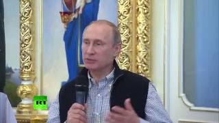 RT.  Владимир Путин посетил Валаам (11.07.2016)