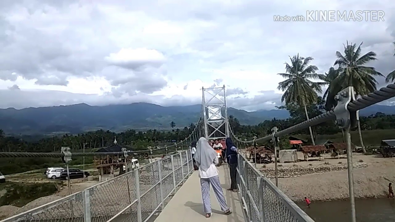 Tempat wisata jembatan gantung Mandailing natal yg lagi ...