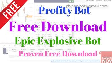 Free Binary.com Bot - Profity  Binary Bot | Light No-fuss Cinch Binary Bot