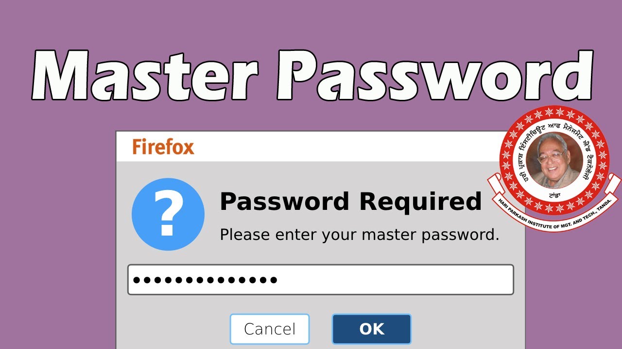 Master Password | How To Lock Mozila Firefox With Password