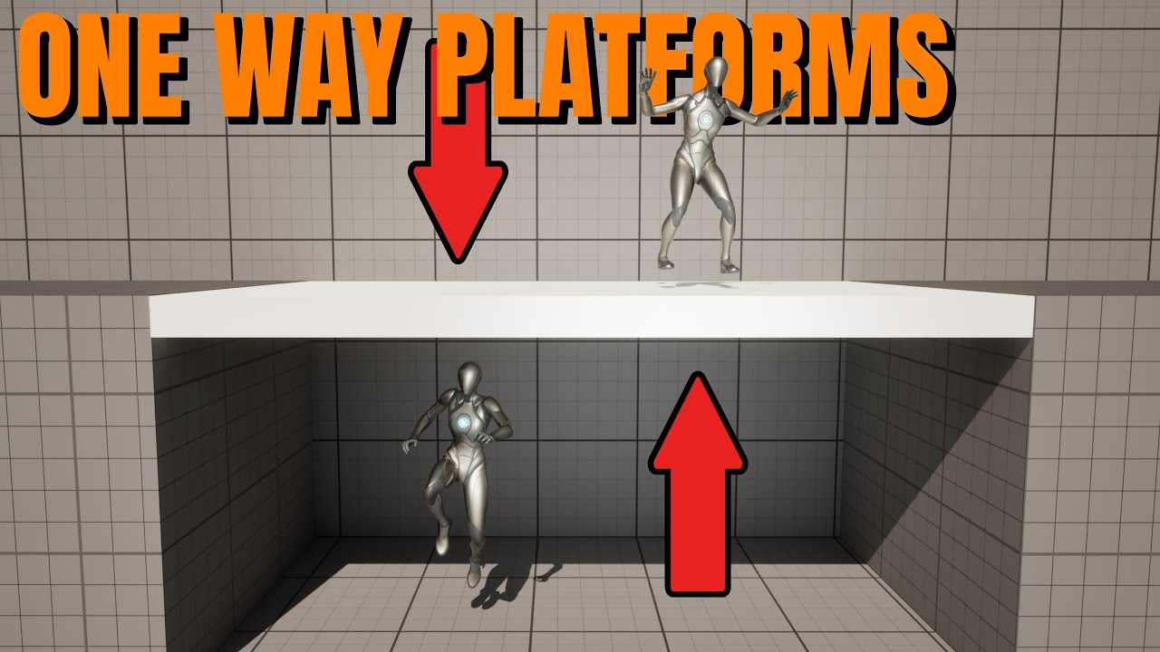How To Create One Way Platforms In Unreal Engine 5 (Tutorial)