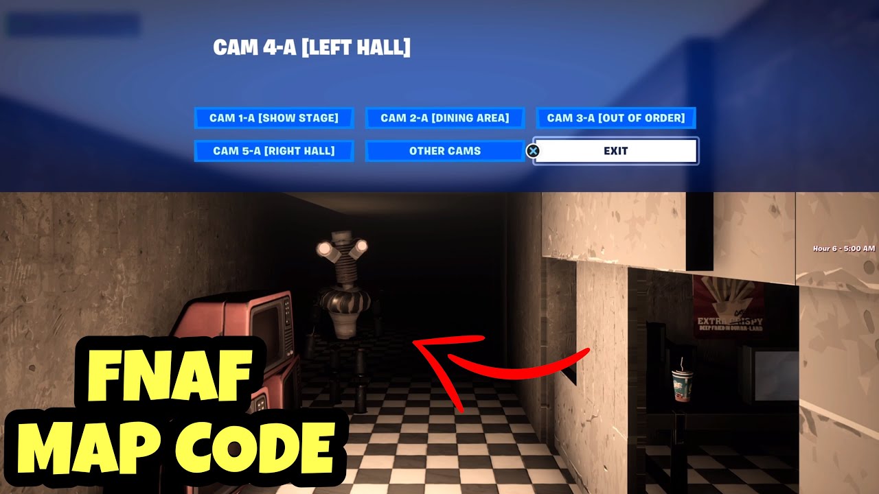 TOP 8 Best FIVE NIGHTS AT FREDDYS Maps  Fortnite Five Nights At Freddys Map  CODES 