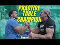 Optimizing your table time for armwrestling training