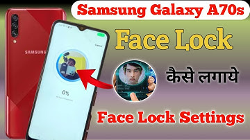 samsung a70s face lock || Samsung Galaxy A70s face unlock settings || Samsung galaxy A70s face lock