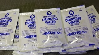 Emergency Water Bag Taste Test