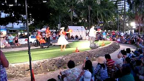Kuhio Beach Park Hula Show at Waikiki Beach
