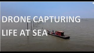 Mavic Air 2 - The Life of Fishermen at Sea - Cinematic Pantai Remis Malaysia HDR 4K